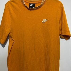 Nike Men's Yellow Just Do It Neck Cotton Short Sleeve T-Shirt Size Large